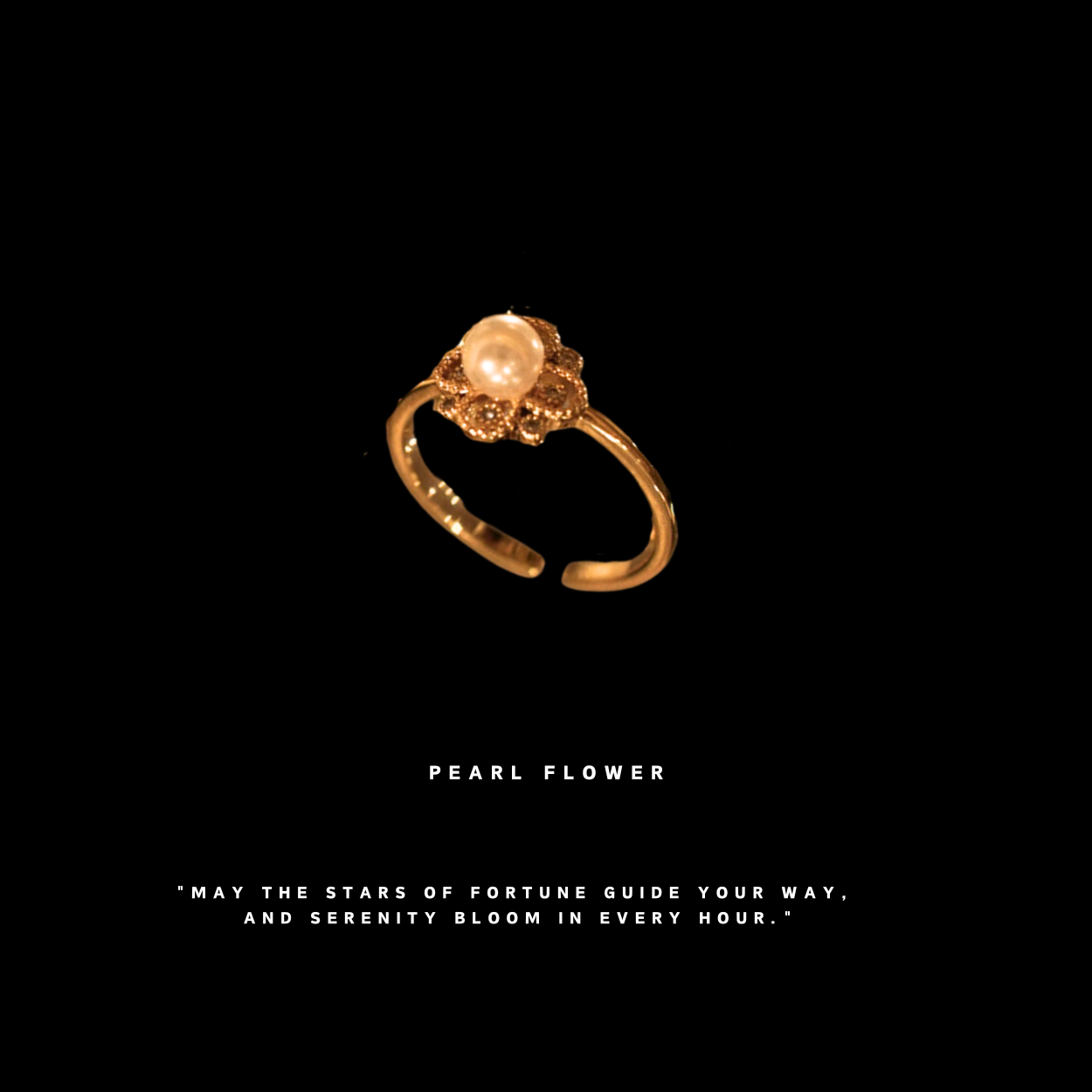 PEARL FLOWER RING