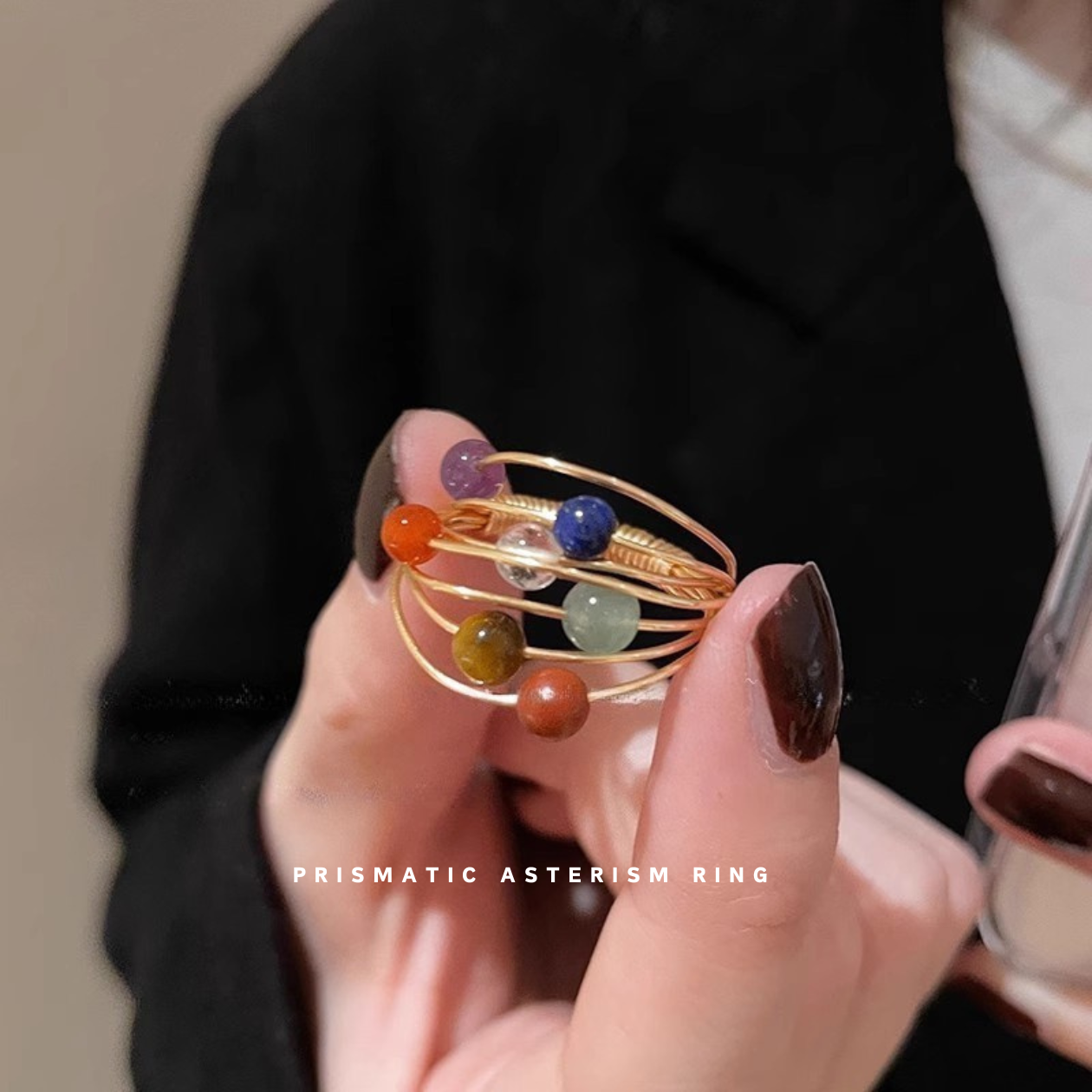 Prismatic Asterism Ring