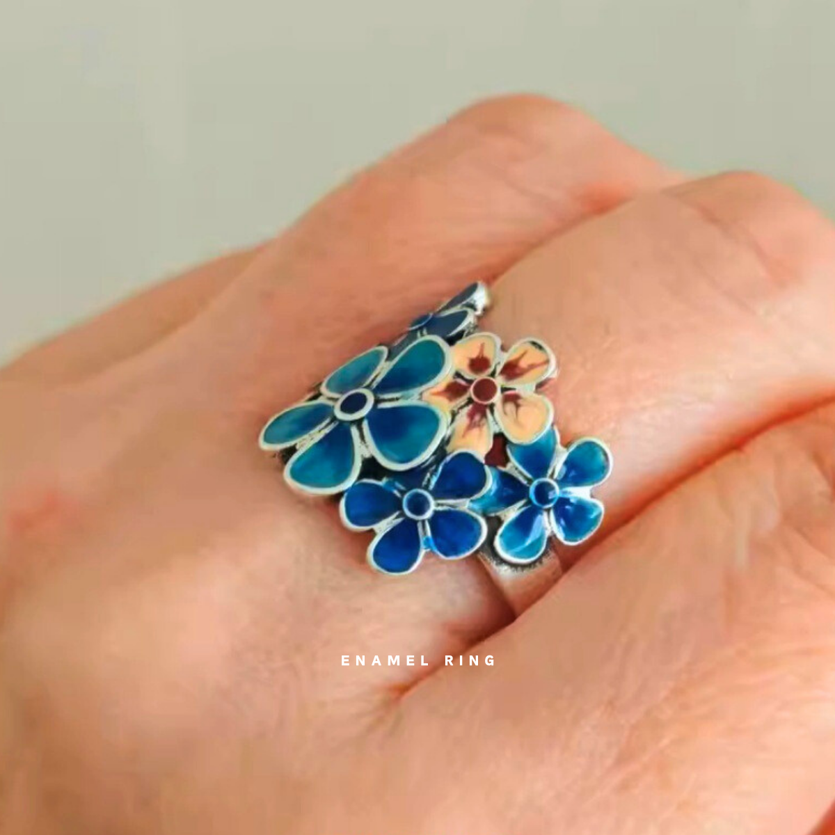 Cloisonné Enamel  Ring