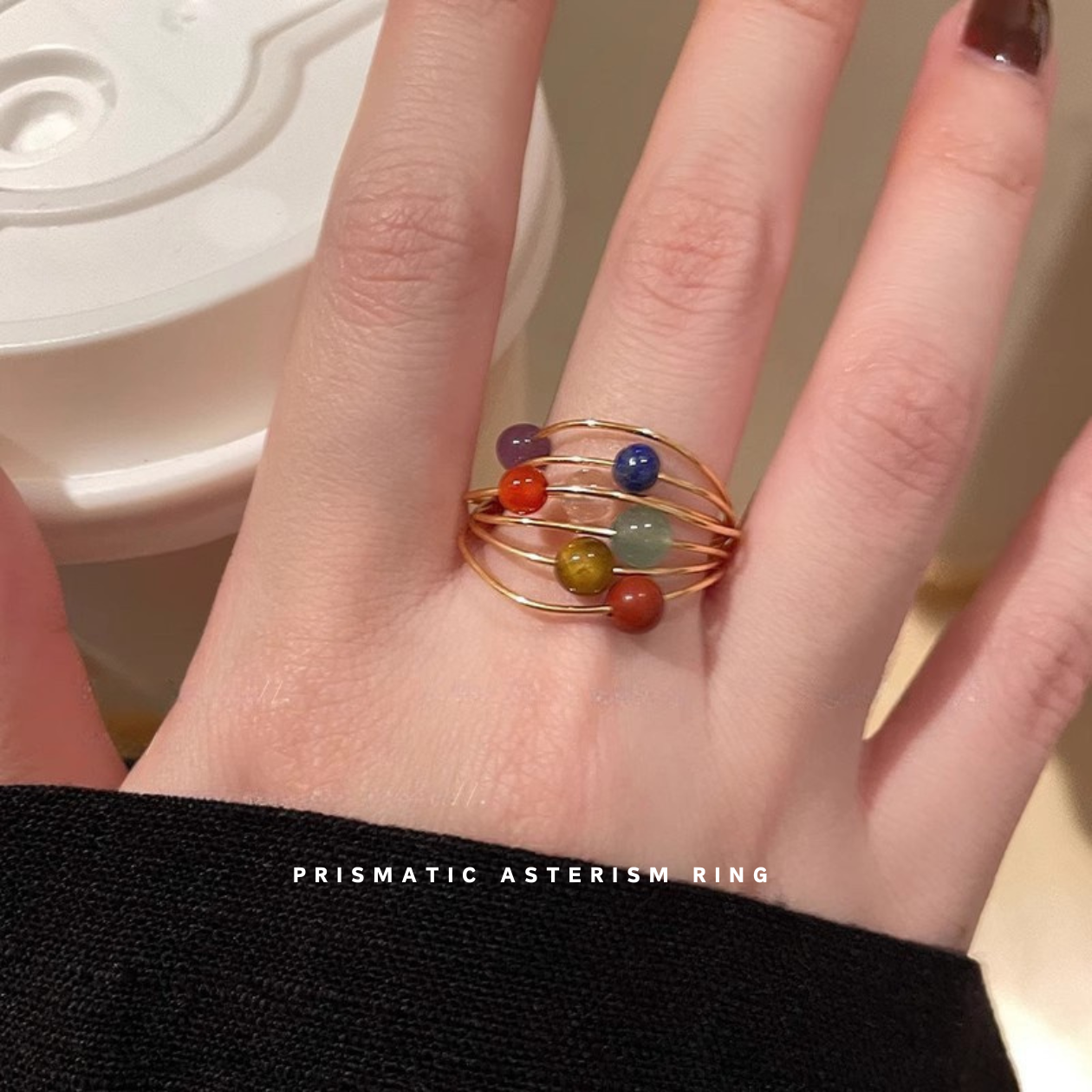 Prismatic Asterism Ring