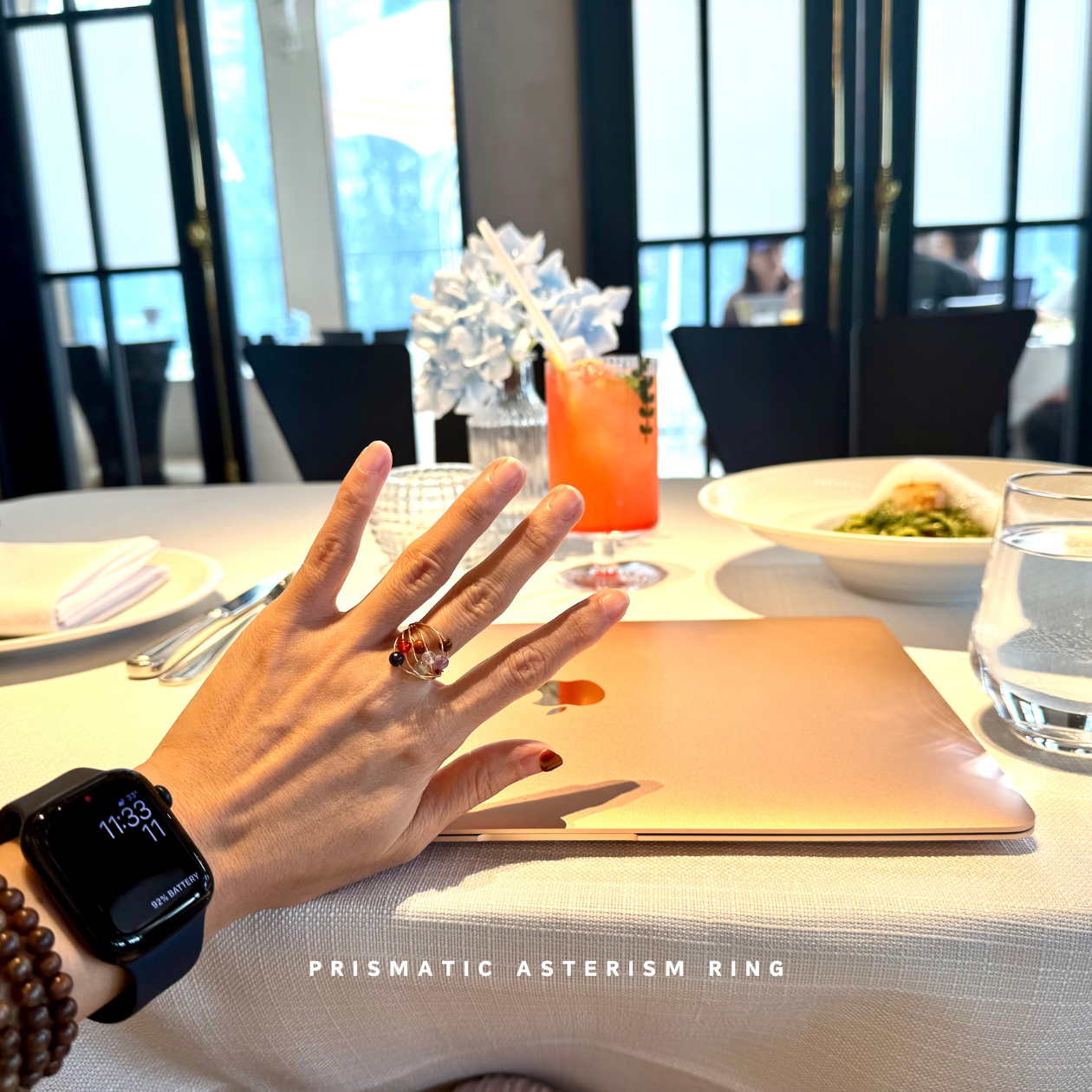Prismatic Asterism Ring